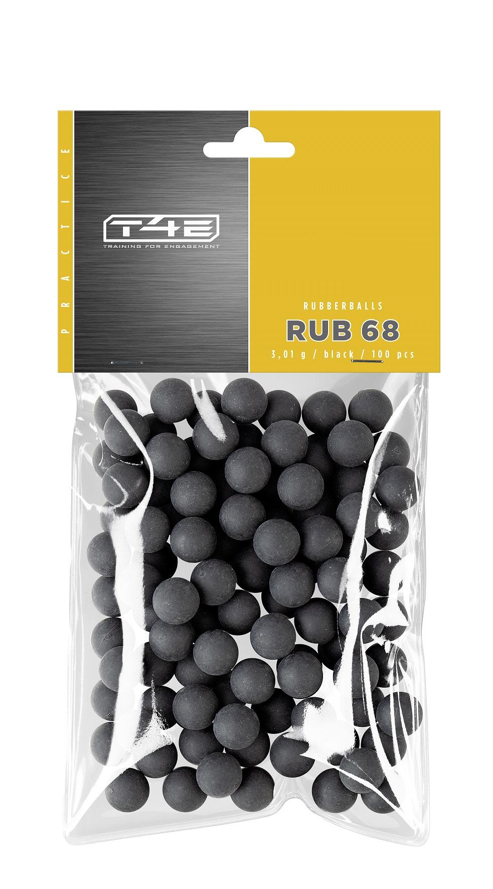 Rubber Balls .68 T4E Practice / Gewicht ; 3,01 Gram  / 100 Stuks-4134-a